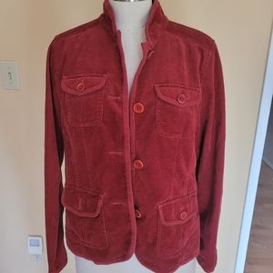 L.L. Bean rust red courtaroy jacket